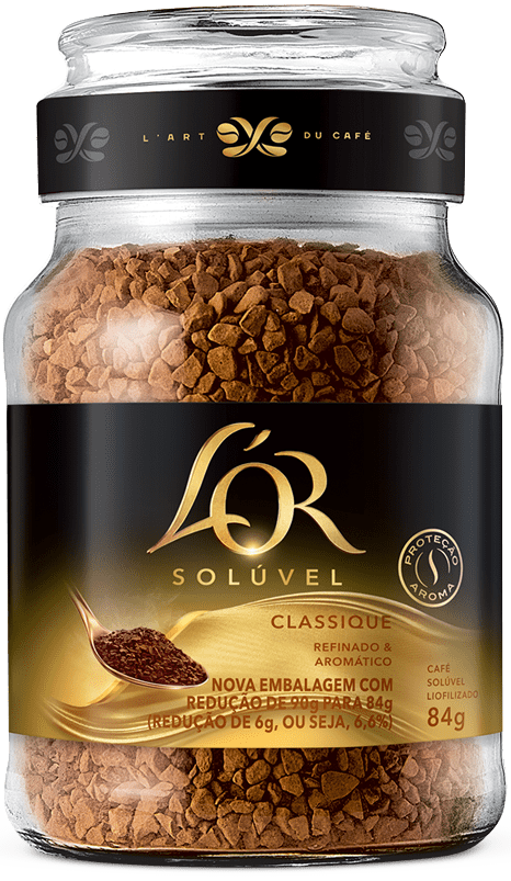 CAFE LOR SOLUVEL 84G CLASSIQUE VIDRO
