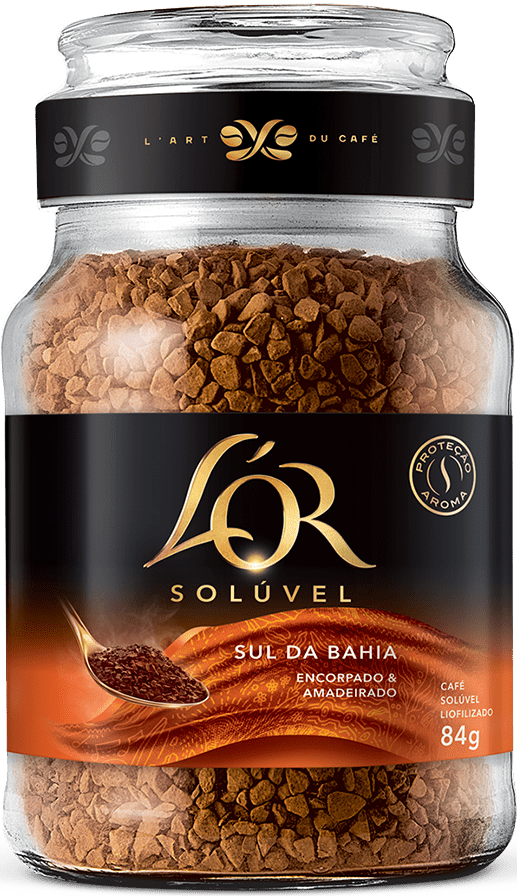 CAFE LOR SOLUVEL 84G ORIG. SUL DA BAHIA VD