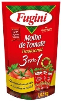 MOLHO DE TOMATE FUGINI 1,02KG TRAD. SACHE