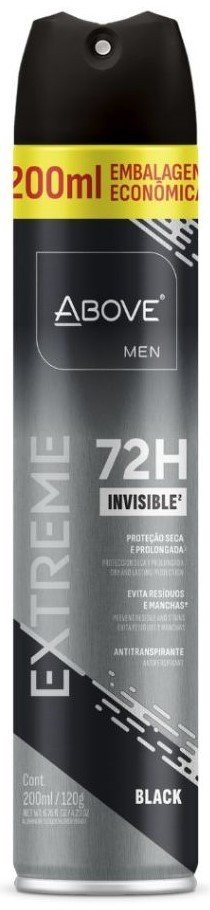 DEO ANT.ABOVE EXTREME BLACK 72H 200ML