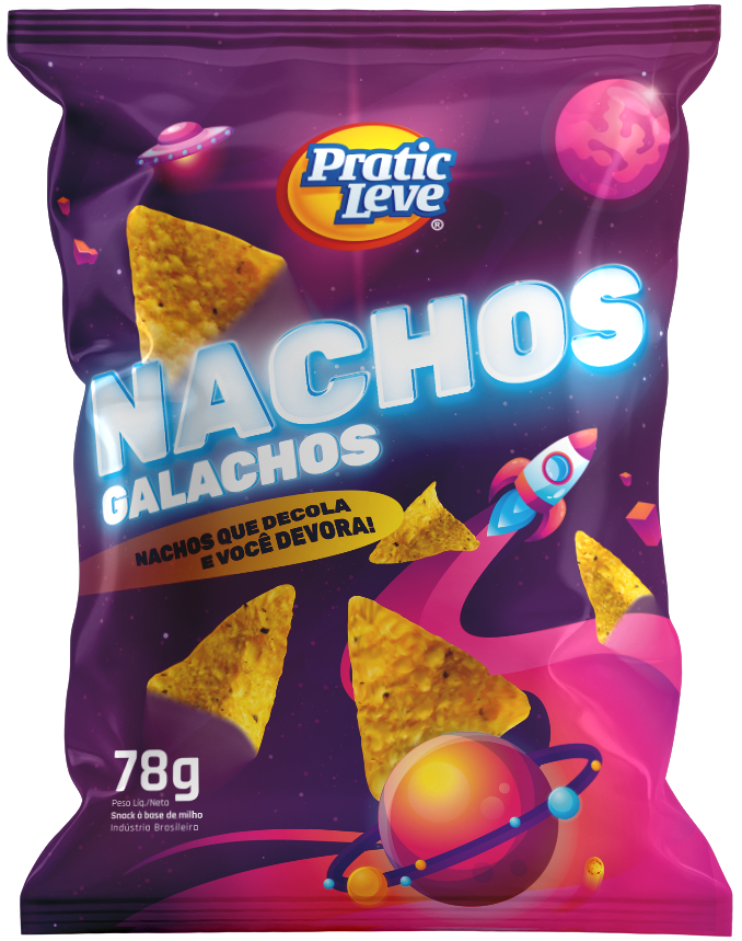 SALGADINHO DE MILHO NACHO SABOR QUEIJO 78G