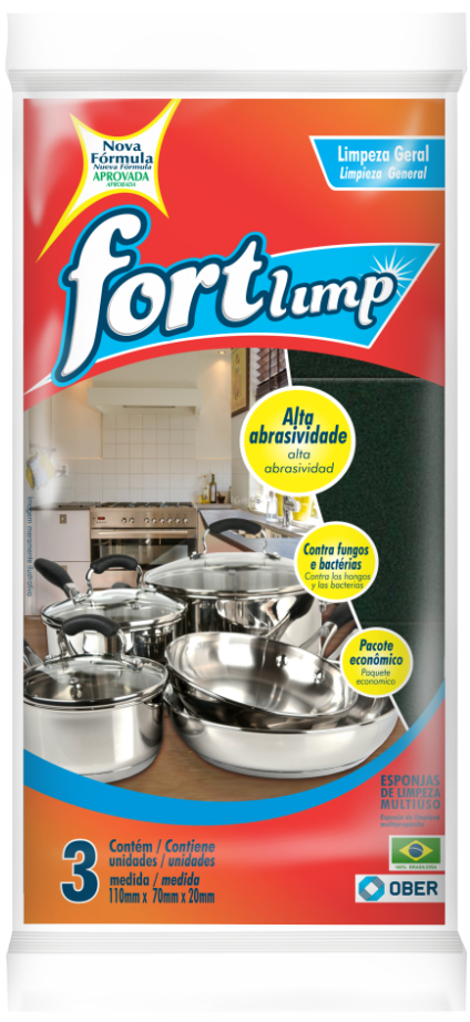 ESPONJA FORTLIMP C/3
