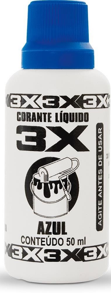 CORANTE 3X 50ML AZUL