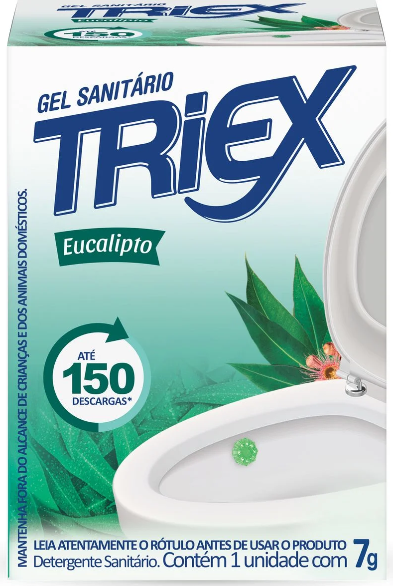 DETERG GEL SANITARIO TRIEX 7G EUCALIPTO