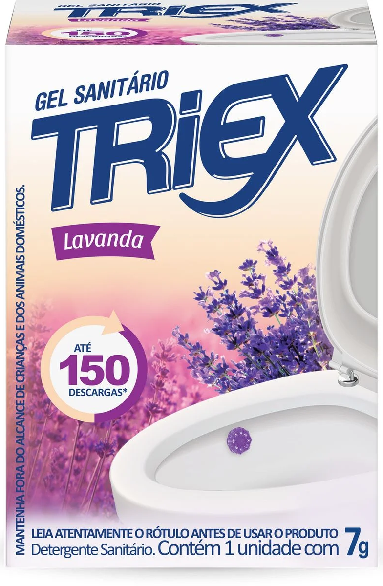 DETERG GEL SANITARIO TRIEX 7G LAVANDA