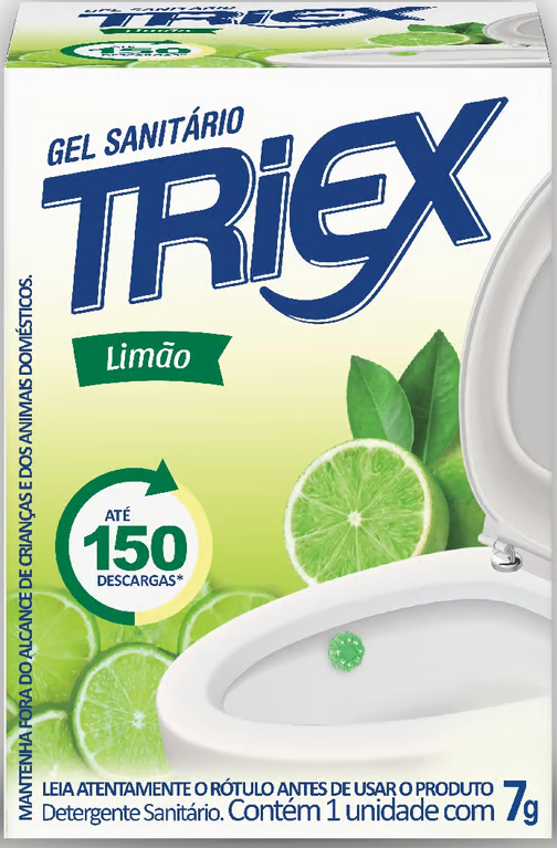 DETERG GEL SANITARIO TRIEX 7G LIMAO