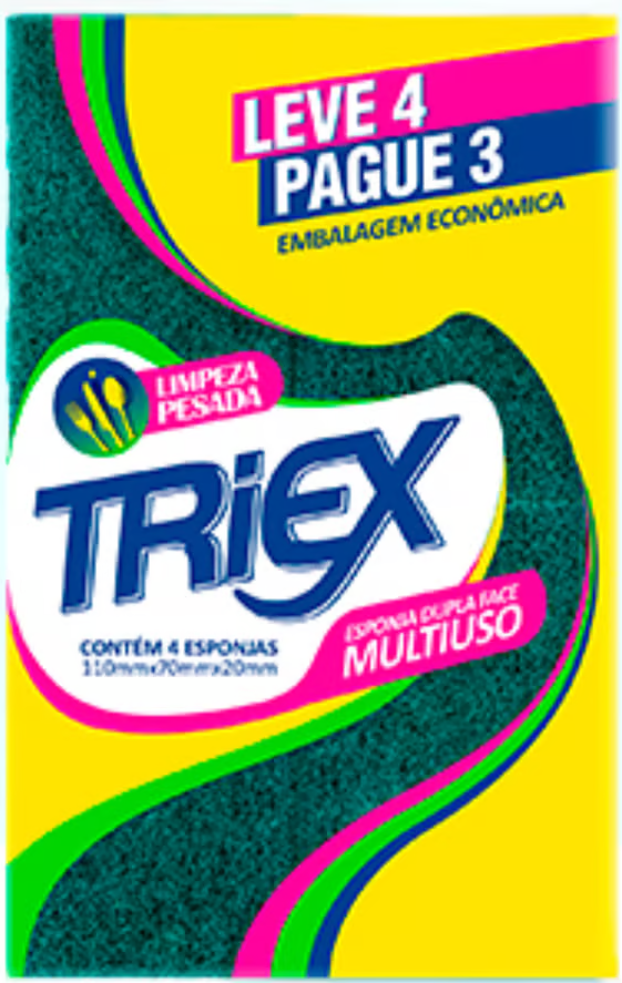 ESPONJA TRIEX MULTIUSO LEVE 4 PAGUE 3 