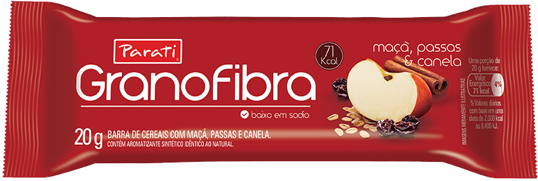 BARRA CER. GRANOFIBRA 20G MAÇA/CAN/PAS