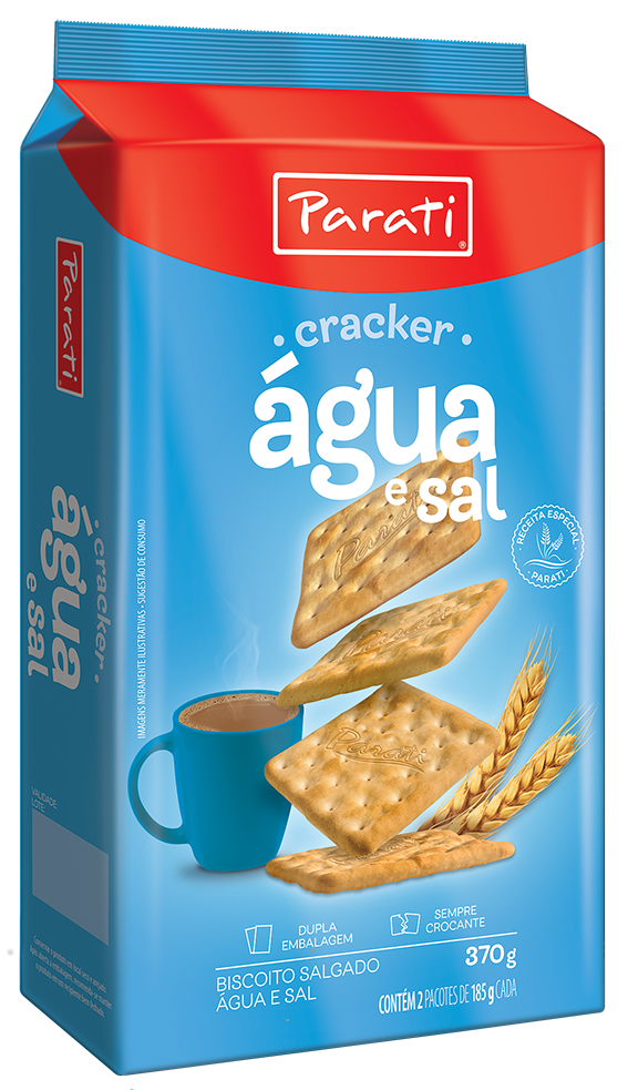BISC PARATI 370G AGUA E SAL