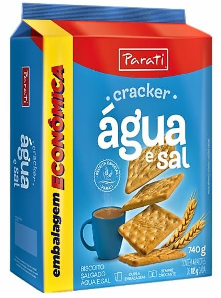 BISC PARATI 740G AGUA E SAL