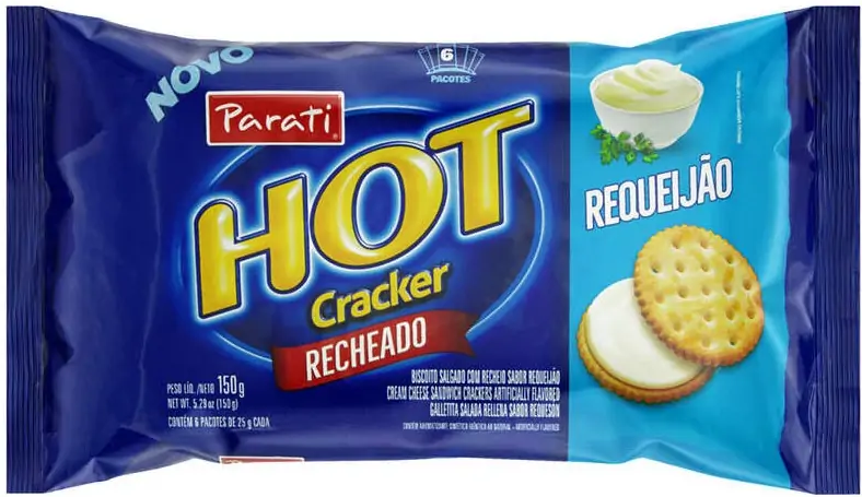 BISC RECH HOT CRACKER 150G REQUEIJAO