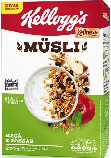 CEREAL MUSLI 270G MAÇA/PASS CX
