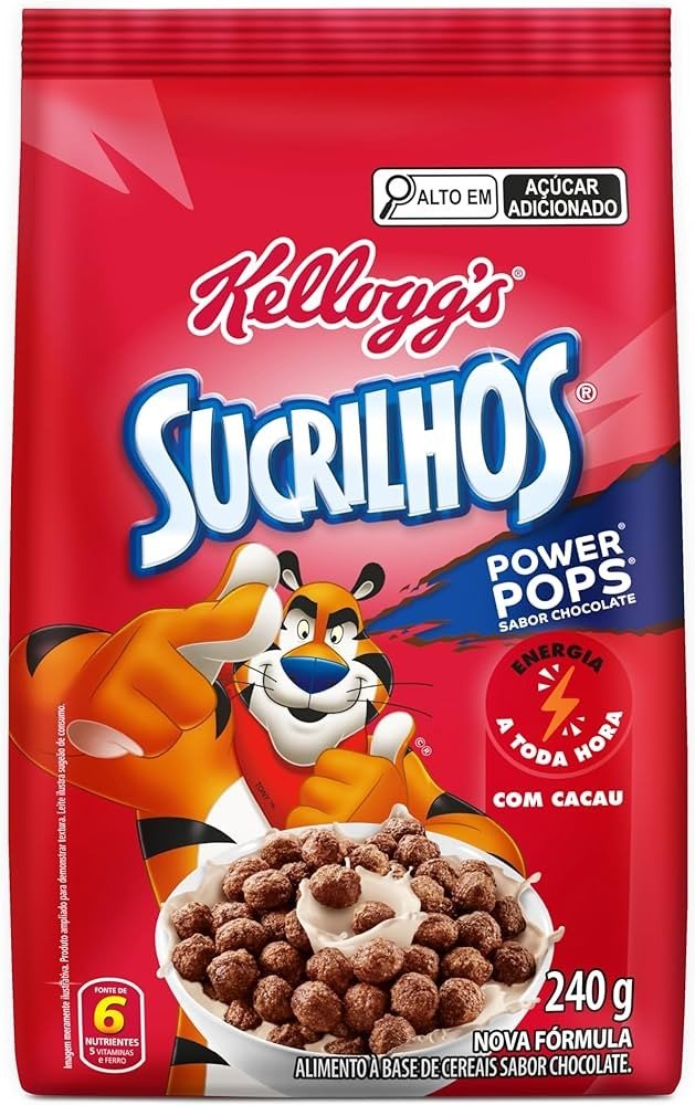 CEREAL SUCRILHOS 240G POWER CHOC BAG