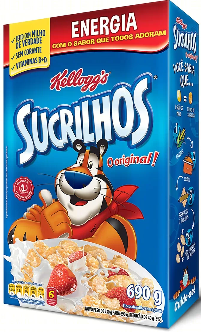 CEREAL SUCRILHOS ORIGINAL 690G CX