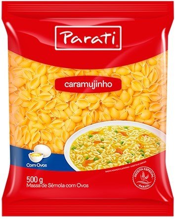 MAC C/OVOS PARATI 500G CARAMUJINHO