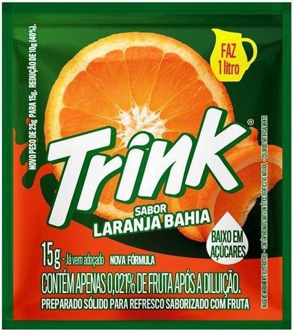 REFRESCO TRINK 15G LARANJA BAHIA