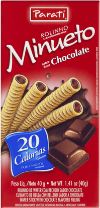 ROLINHO MINUETO 40G CHOCOLATE