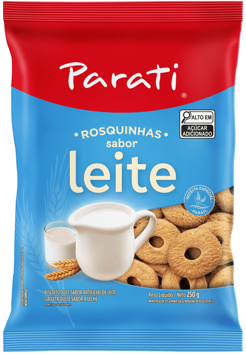 BISC ROSCA PARATI 250G LEITE