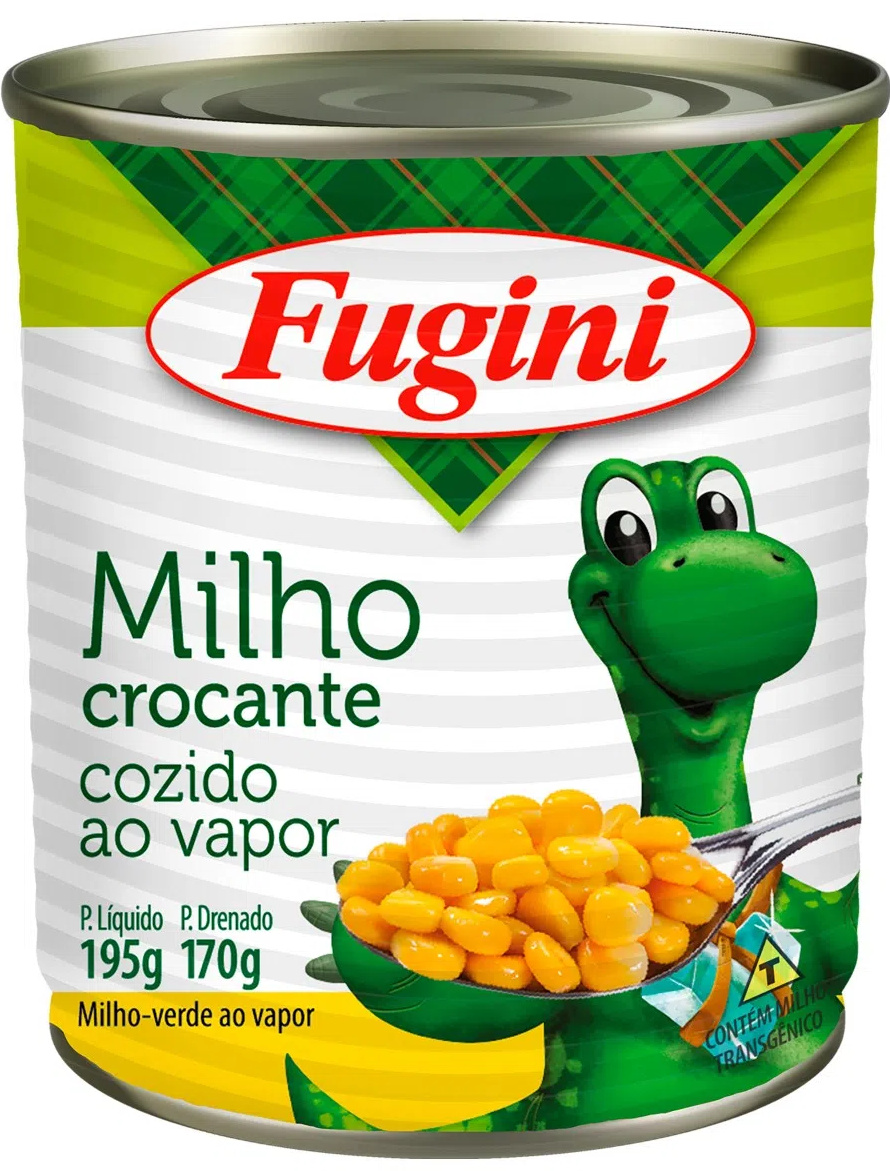 MILHO CROCANTE AO VAPOR FUGINI 170G LATA