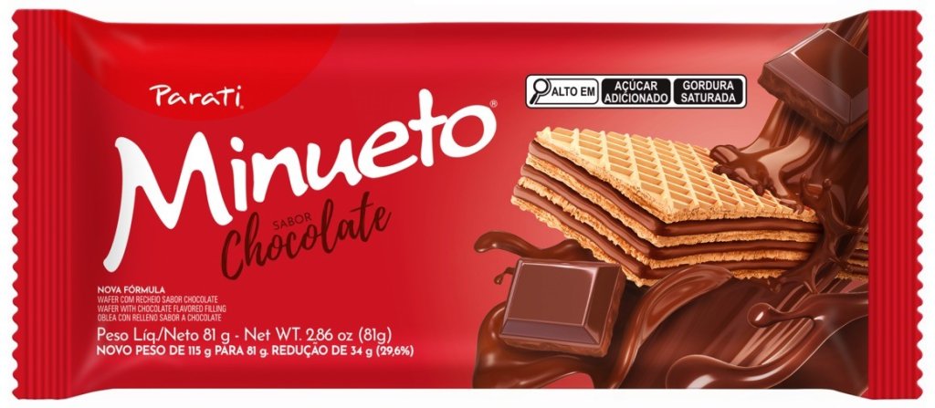 WAFER MINUETO 81G CHOCOLATE