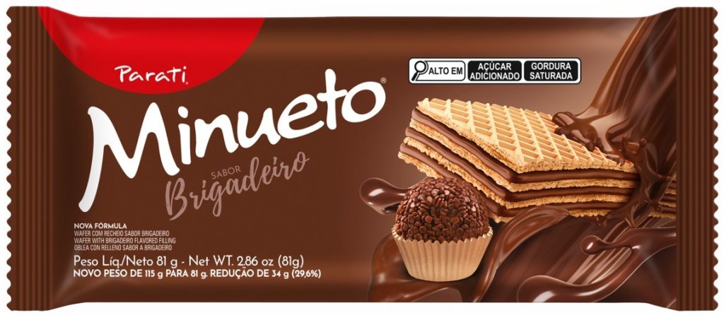 WAFER MINUETO 81G BRIGADEIRO