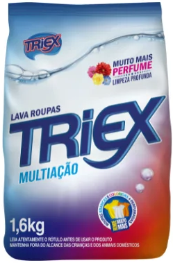 LAVA ROUPAS EM PO TRIEX 1,6 KG MULTIACAO