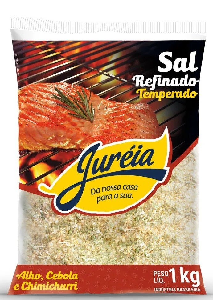 SAL REFINADO TEMPERADO 1KG JUREIA