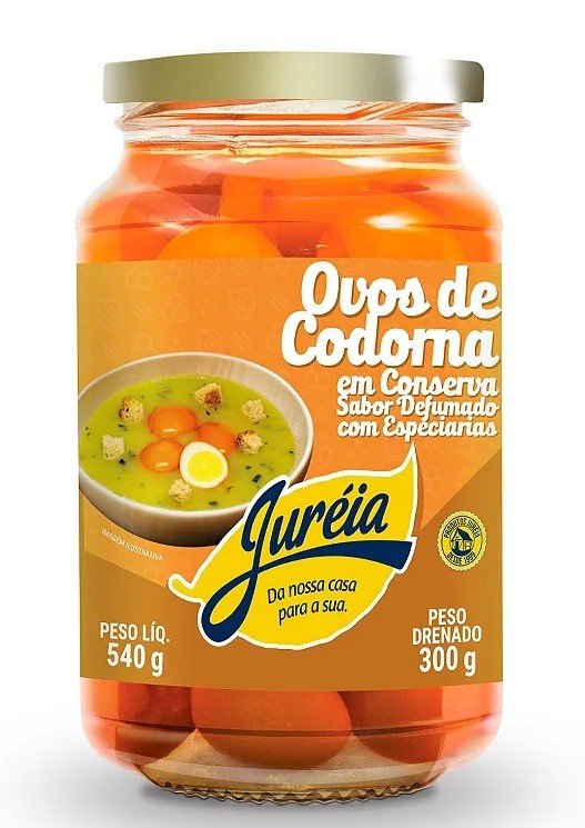  OVO CODORNA DEFUMADO 300GR JUREIA