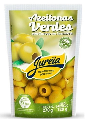 AZEITONA VERDE S/CAROCO SACHE 120GR JUREIA