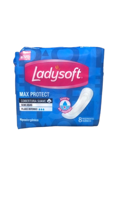 ABSORVENTE LADYSOFT MAX SUA S/A C/8