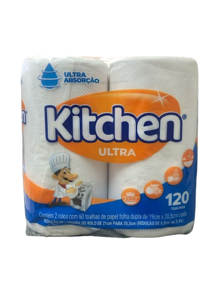 TOALHA PAPEL KITCHEN C/2