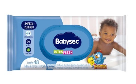 TOALHA UMEDECIDA BABYSEC C/48UN