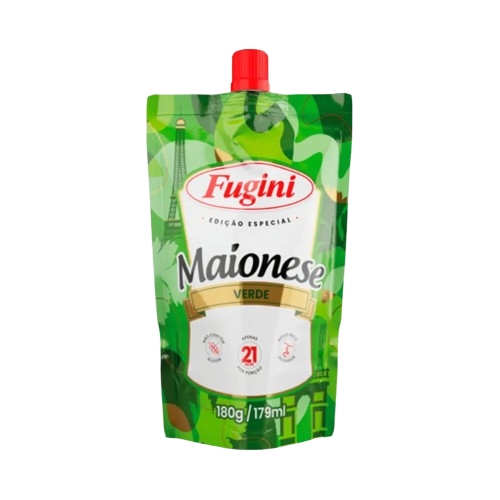 MAIONESE VERDE FUGINI 180G SACHE C/ BICO