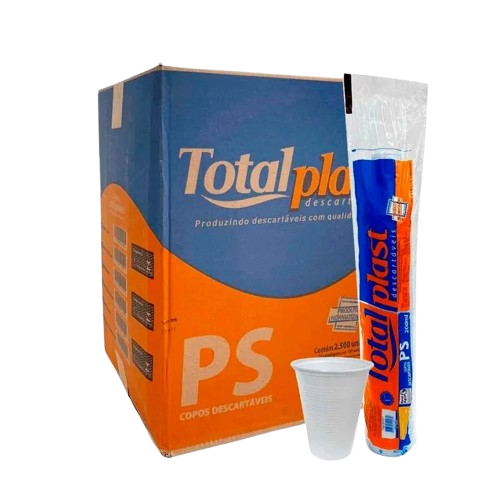 COPO PLASTICO TOTALPLAST 200 ML C/100