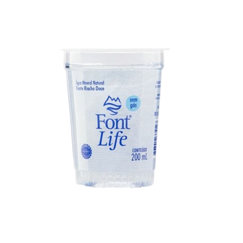 AGUA MINERAL FONT LIFE COPO 200 ML