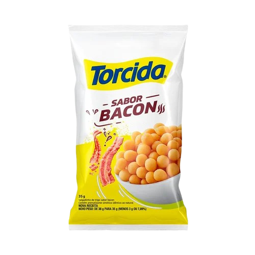 SALGADINHO TORCIDA 35g BACON