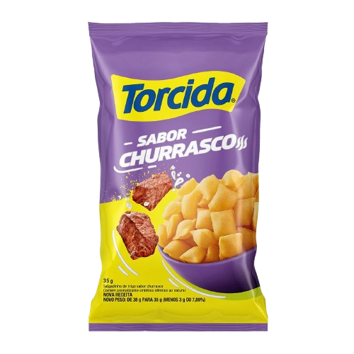 SALGADINHO TORCIDA 35g CHURRASCO