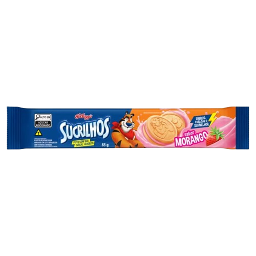 BISC RECH SUCRILHOS 85g MORANGO
