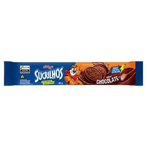 BISC RECH SUCRILHOS 85g CHOCOLATE