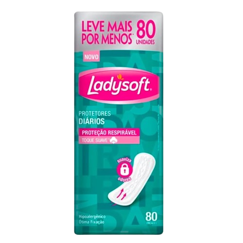 PROTETOR DIARIO LADYSOFT SUA C/A C/80UN