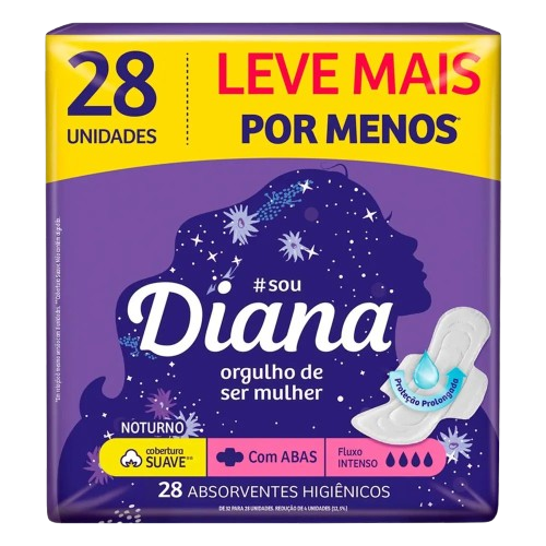 ABSORVENTE DIANA NOT SUA C/A C/28UN