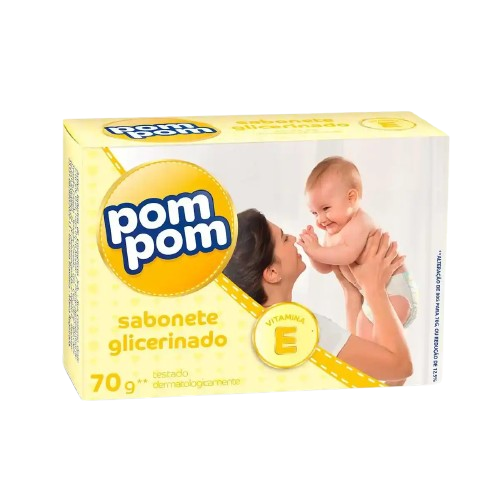 SABONETE POM POM INFANTIL 70g GLICERINADO