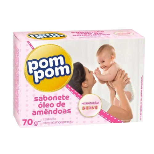 SABONETE POM POM INFANTIL 70g AMENDOAS