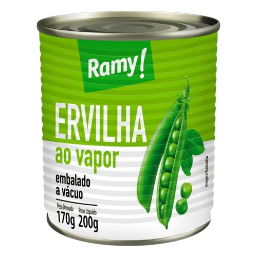 ERVILHA CROCANTE AO VAPOR RAMY 170g LATA