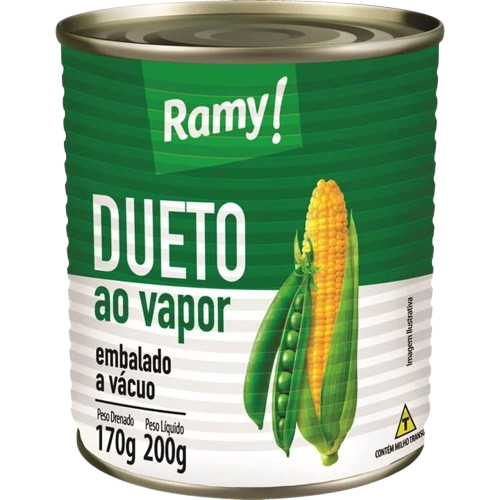 DUETO CROCANTE AO VAPOR RAMY 170G LATA
