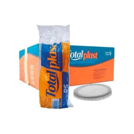 TAMPA DESCARTAVEL TOTALPLAST PS - P/100M