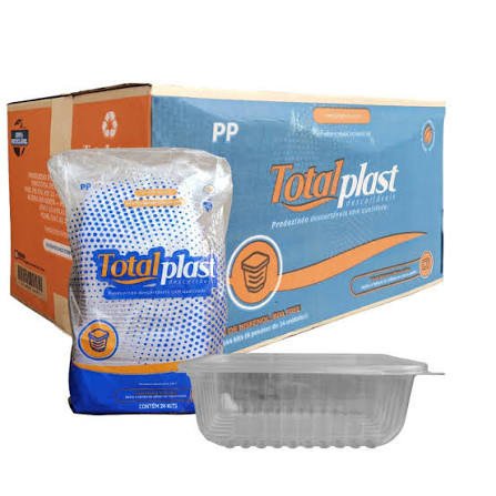 KIT POTE E TAMPA TOTALPLAST 1000ML RETAN