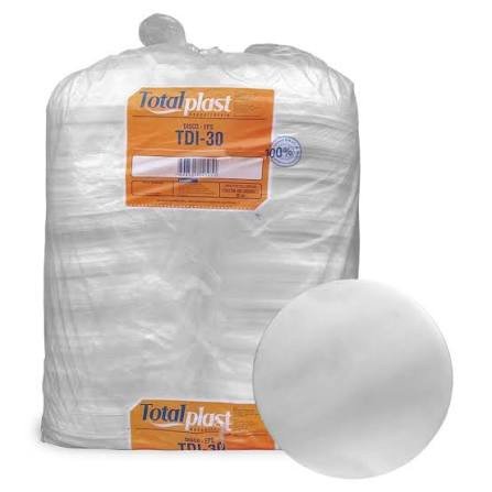 DISCO TOTALPLAST EPS 30CM BRANCO TDI-30