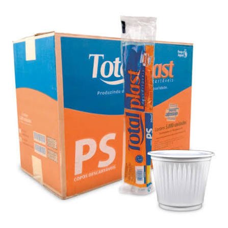 COPO PLASTICO TOTALPLAST 50 ML C/100