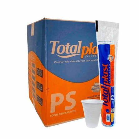 COPO PLASTICO TOTALPLAST 180 ML C/100